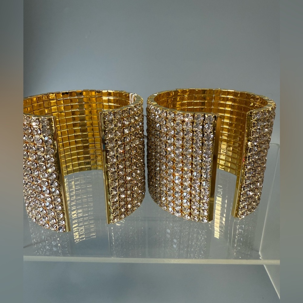 Rhinestone Cuff 2 Bracelet’s - image 5